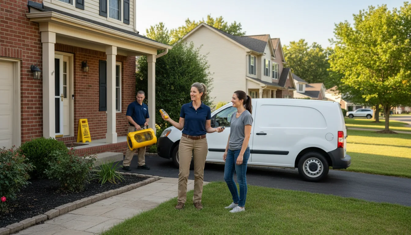 Residential water damage restoration in Peyton, CO